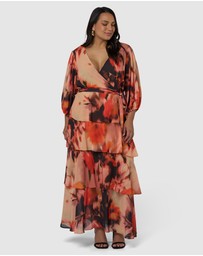 Pink Dusk by Curve Project - Temptress Maxi Dress