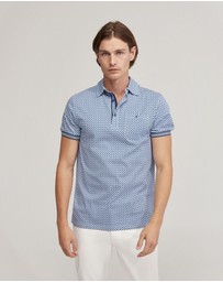 Oxford - Milo Cotton Jersey Printed Polo