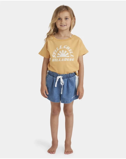 Billabong Kids - Girls 0 to 5 Skies Olly Walkshorts