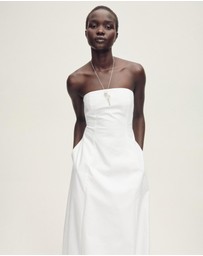M.N.G - Rita Strapless Dress With Puffed Hem