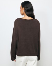 AERE - Nika Cotton Cashmere Knit Jumper