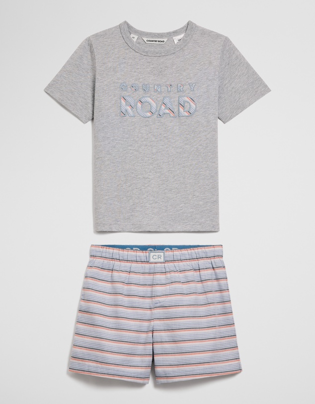 Country Road - Short Sleeve Logo Pyjama Set