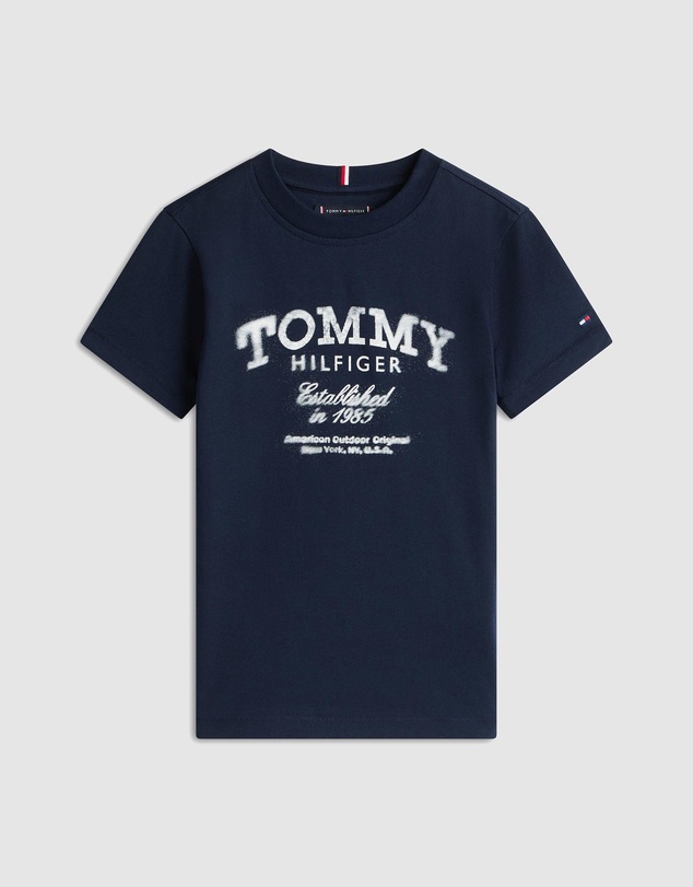 Tommy Hilfiger - Faded Print Short Sleeve Tee - Kids
