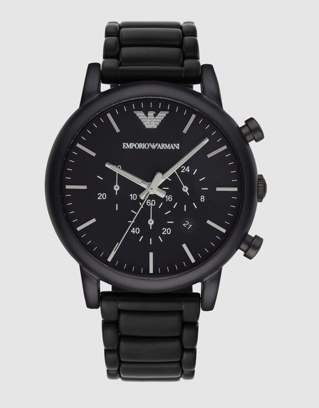 Emporio Armani - Black Chronograph Watch