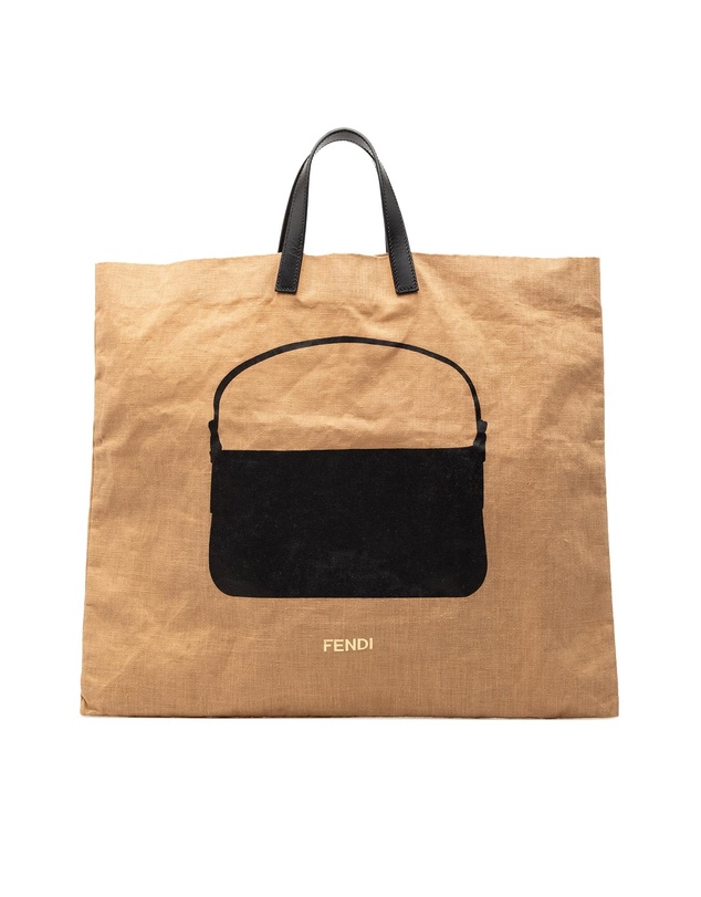 Pre-Loved by Azura Reborn - Pre-Loved Hemp Silhouette Baguette Tote