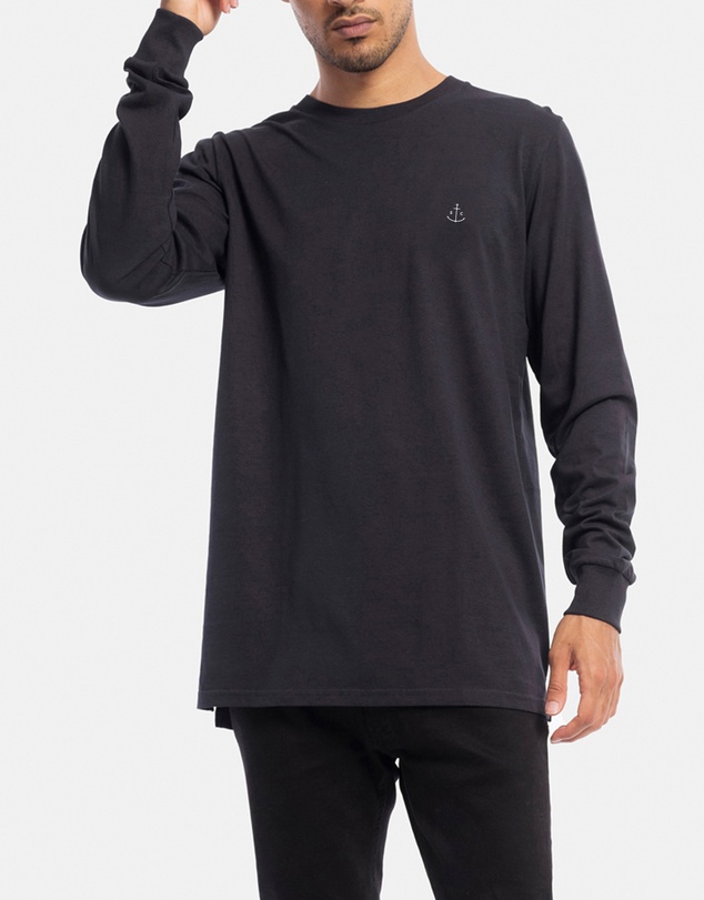 Stock & Co. - Stock & Co Anchor Embroidery Long Sleeve Tee