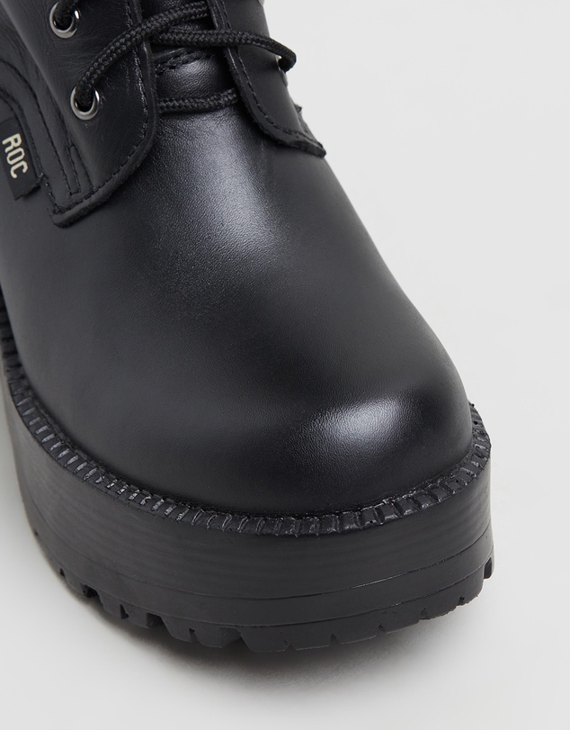 ROC Boots Australia - Lash Leather Platform Boots
