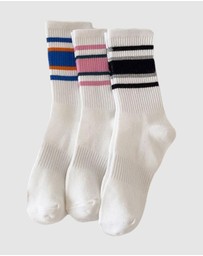 High Heel Jungle - Sophomore Premium Cotton Sock Set – 3 Pairs