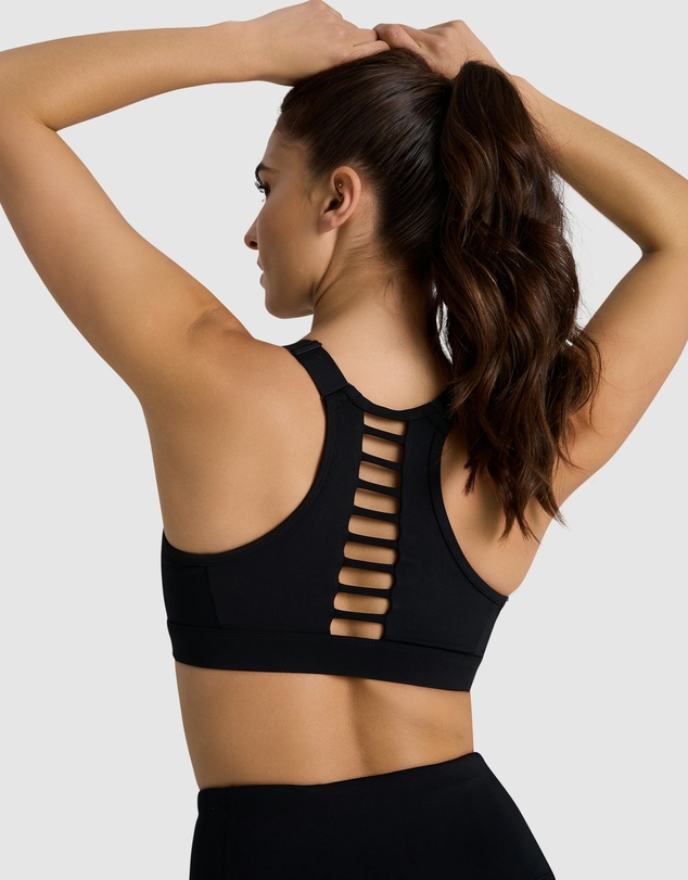 Rockwear - Velocity Zip Medium Impact Sports Bra