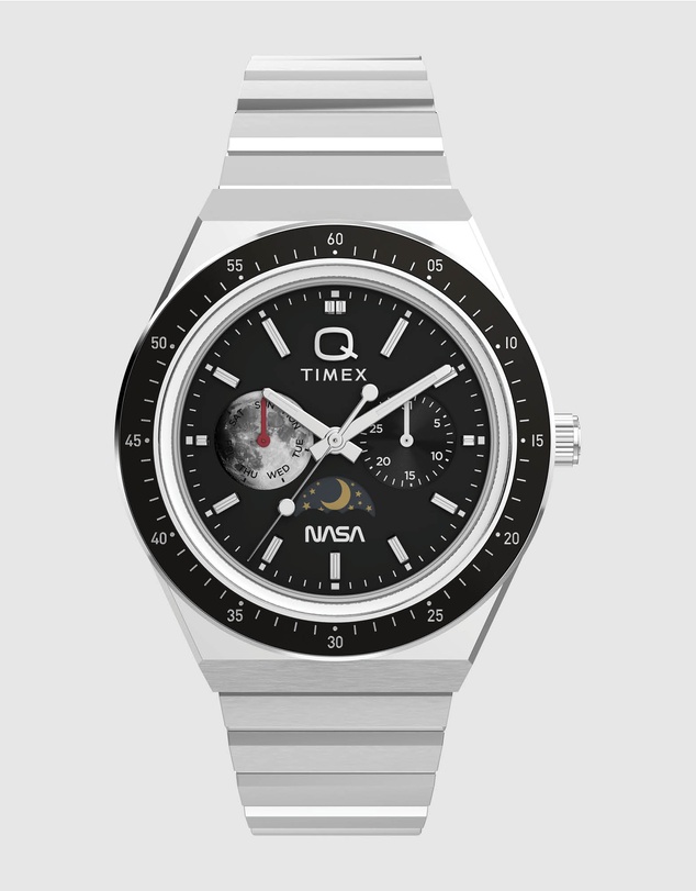 TIMEX - Q Timex NASA 40mm Stainless Steel Bracelet Watch