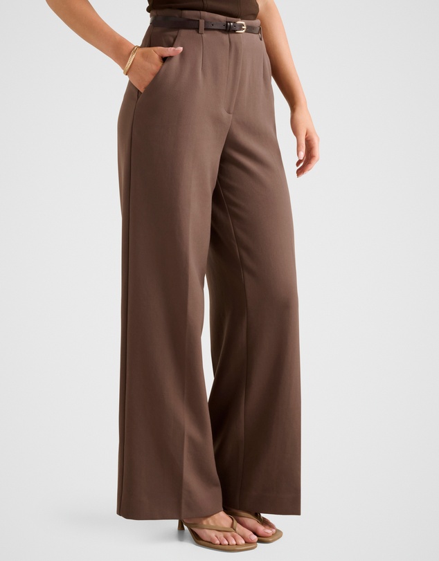 Forever New - Chantelle Belted Wide Leg Pants