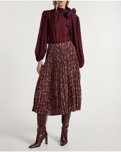 Marcs - Our Lips Are Sealed Pleat Skirt