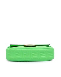 Pre-Loved by Azura Reborn - Pre-Loved Zucca Embossed Leather Chain Midi Baguette