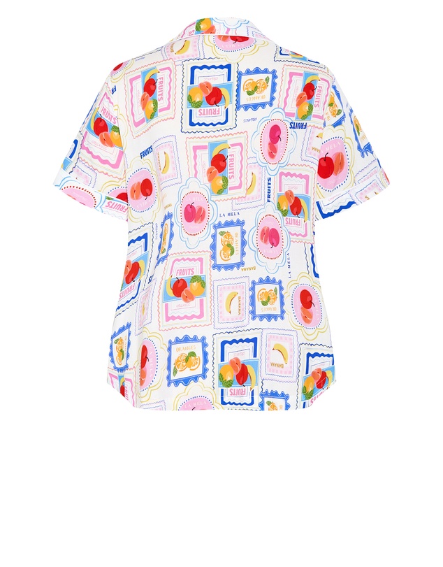 City Chic - Kitty Citrus Print Pyjama Shirt