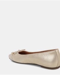 Vionic - Klara Ballet Flat - Gold Leather