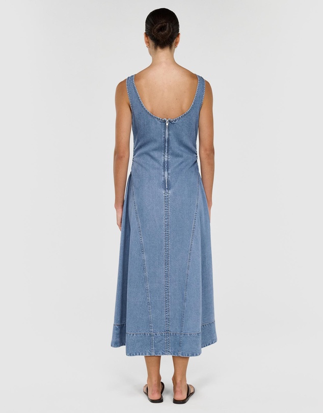 Staple the Label - Talia Chambray Midi Dress