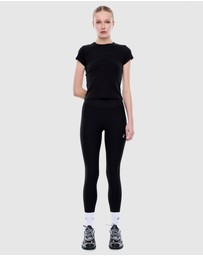 ENA PELLY - Athleisure Rib Leggings