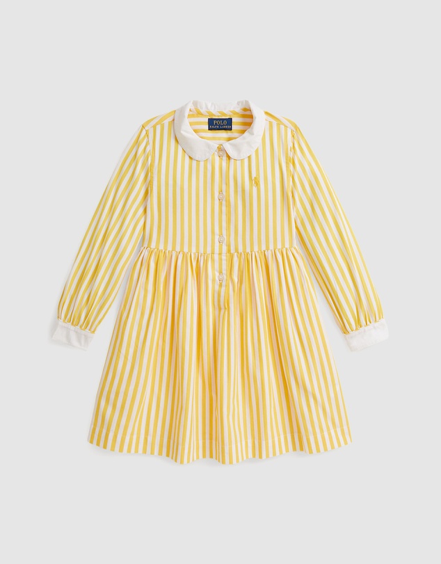 Polo Ralph Lauren - Striped Cotton Poplin Shirtdress - Kids