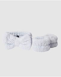 Adore Beauty - Makeup Headband + Cleansing Wristband Kit - Blue LIMITED EDITION