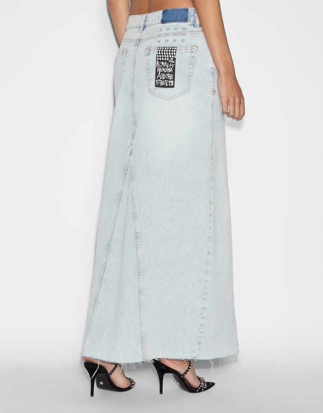 Ksubi - Relax Maxi Skirt Skyfall