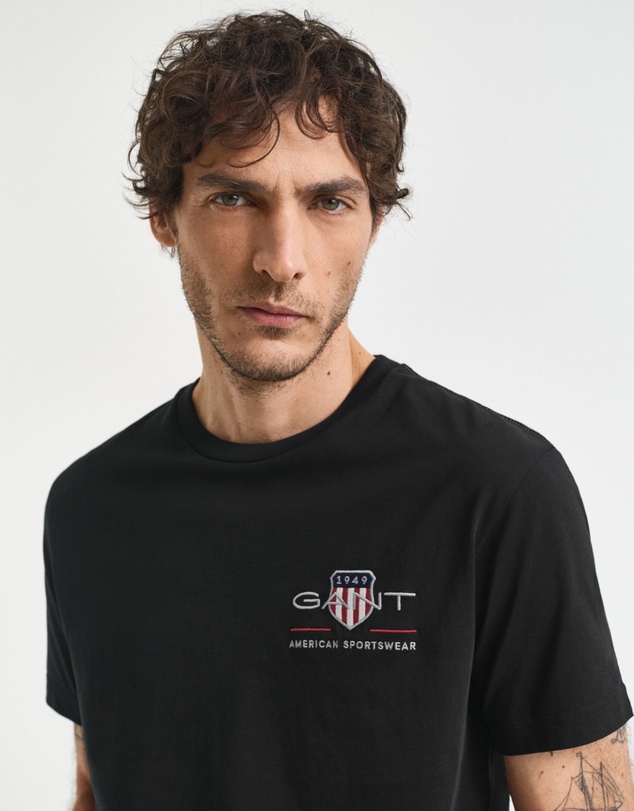 Gant - Embroidered Archive Shield T-Shirt