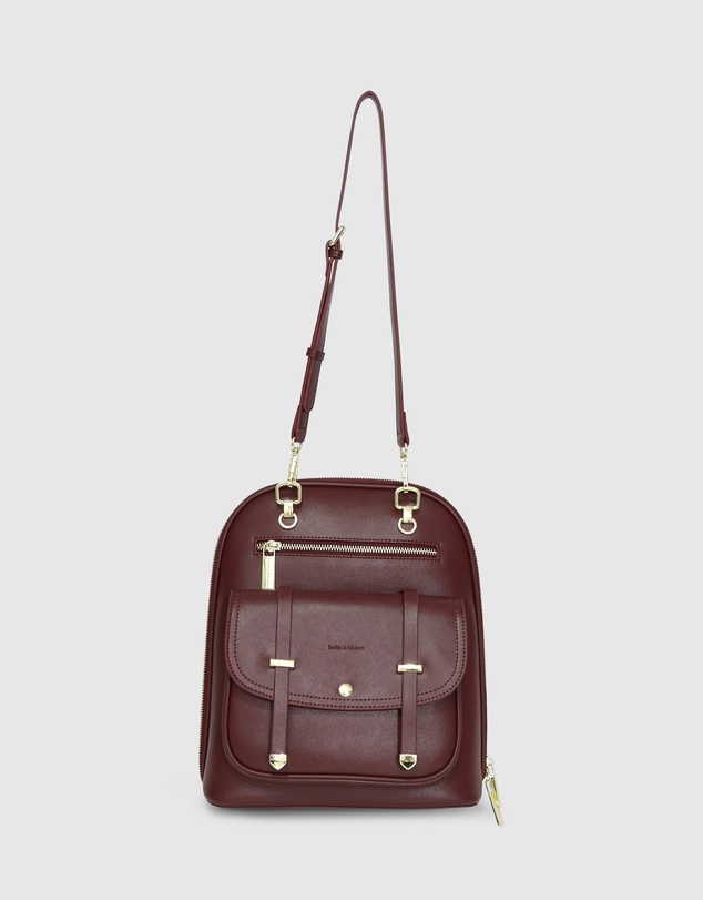 Belle & Bloom - 5th Ave Leather Backpack
