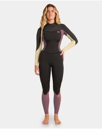 Billabong - Womens 3/2Mm Synergy Back Zip Long Sleeve Fullsuit