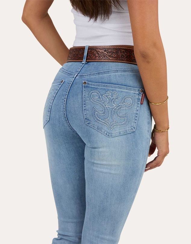 Ringers Western - Penny Rodeo Womens High Rise Bootleg Jean