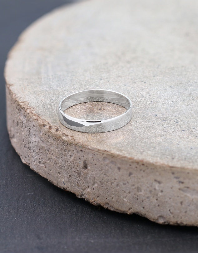 Kuzzoi - ICONIC EXCLUSIVE - Classic Band Ring in 925 Sterling Silver
