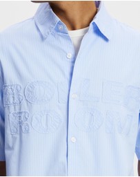 Boiler Room - Applique Poplin SS Shirt