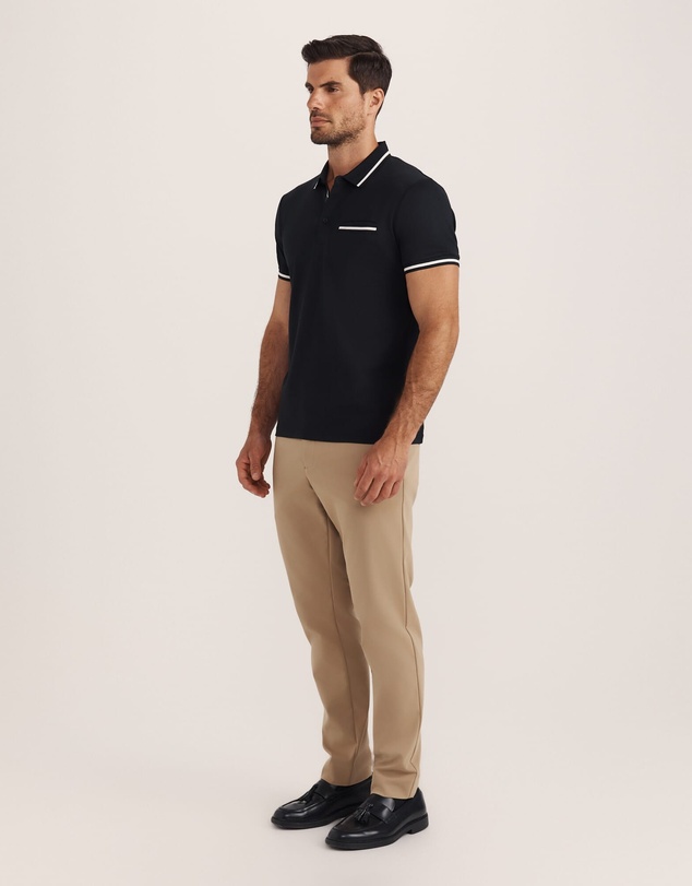 SABA - Ted Textured Cotton Polo