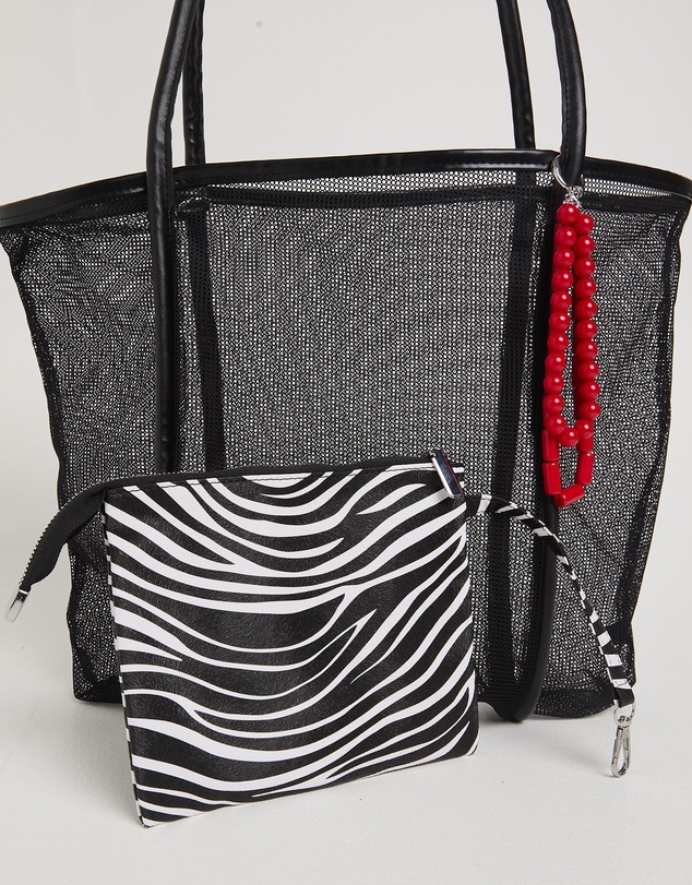 Studio - Callie Mesh Beach Bag