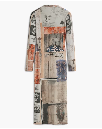 Desigual - Collage fitted dress
