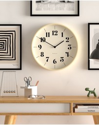 Newgate - Newgate Mr Clarke Clock Pale Wood Hopscotch Dial