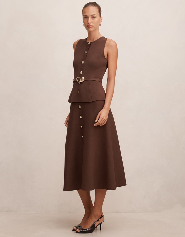 Forever New - Amelia Layered A-Line Midi Dress