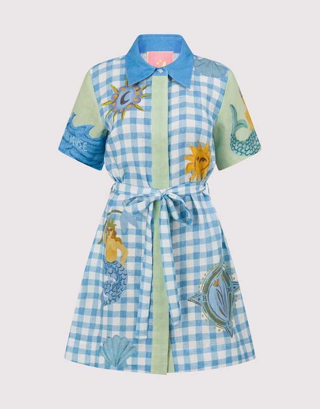SMWR. by The Somewhere Co - My Own Muse Mini Shirt Dress