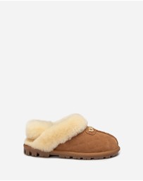 Ozwear Connection Uggs - Ugg Coquette Matelasse Emb Logo Slipper( Detachable Feature)