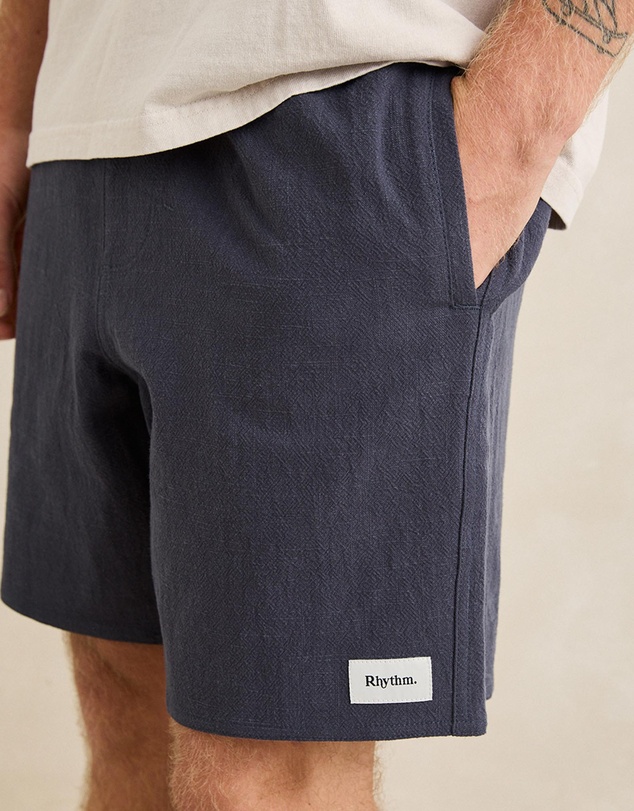 Rhythm - Textured Linen Jam Shorts