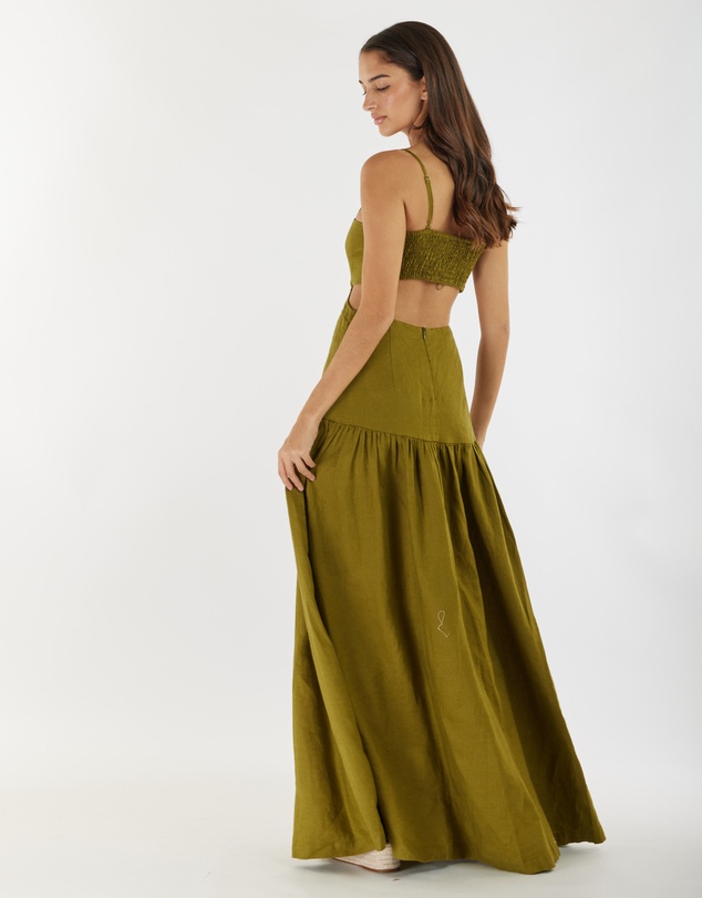 Amelius - Nathalie Linen Maxi Dress