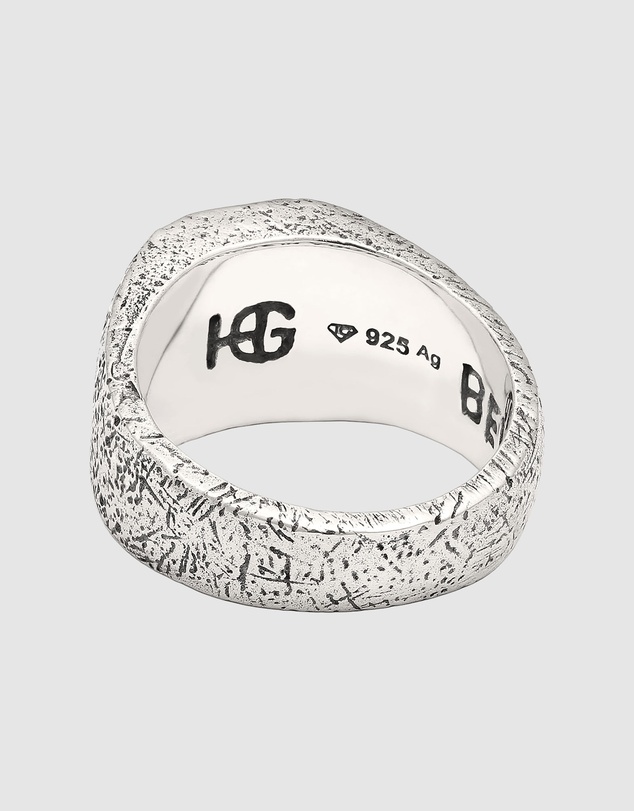 Haze & Glory - ICONIC EXCLUSIVE - Ring Men Earthly Turquoise Signet 925 Sterling Silver