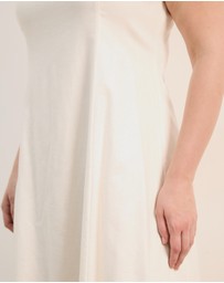 Atmos&Here Curvy - Pippa Sleeveless Linen Blend Midi Dress