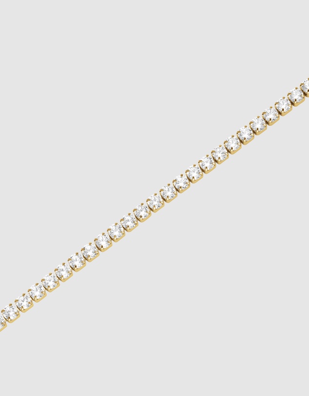 Rosefield - Tennis Crystal Gold-Tone Bracelet