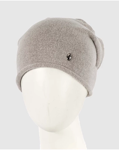 Max Alexander - European Made Grey Fashion Wool Beanie