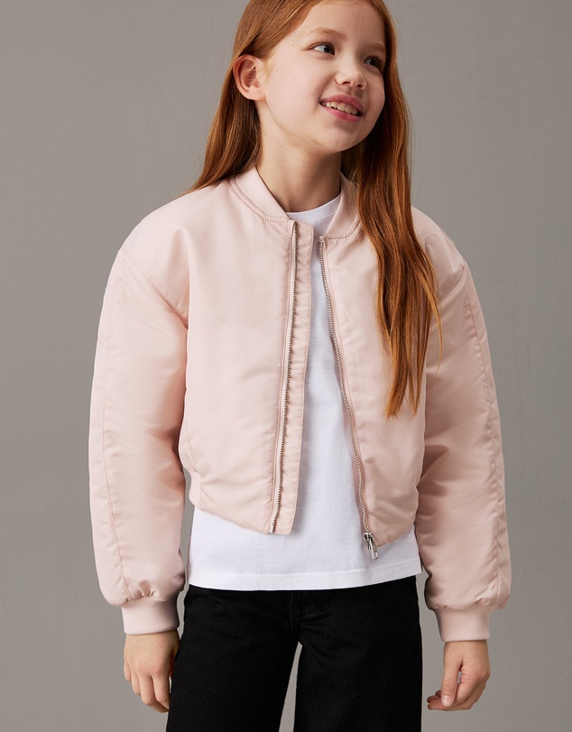 Calvin Klein Jeans - Boxy Satin Bomber Jacket