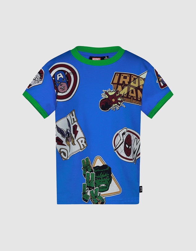 Rock Your Kid - Badge Avengers Tee - Kids-Teens