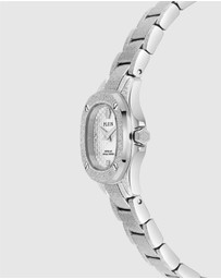 Philipp Plein - THE $PECTRE LADY MINI 23mm Silver-Tone Analogue
