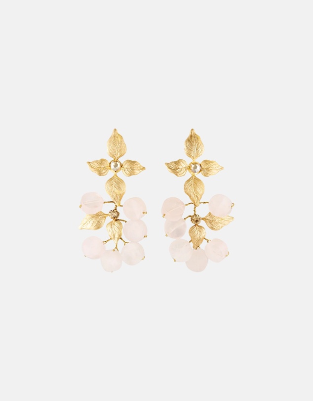 Stephanie Browne - Siam Earrings in Rose