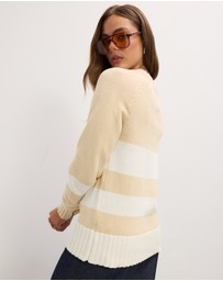 The Fated - Barone Stripe Knit Jumper