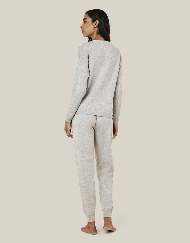 Papinelle - Cosy Pointelle Long Sleeve Top and Jogger
