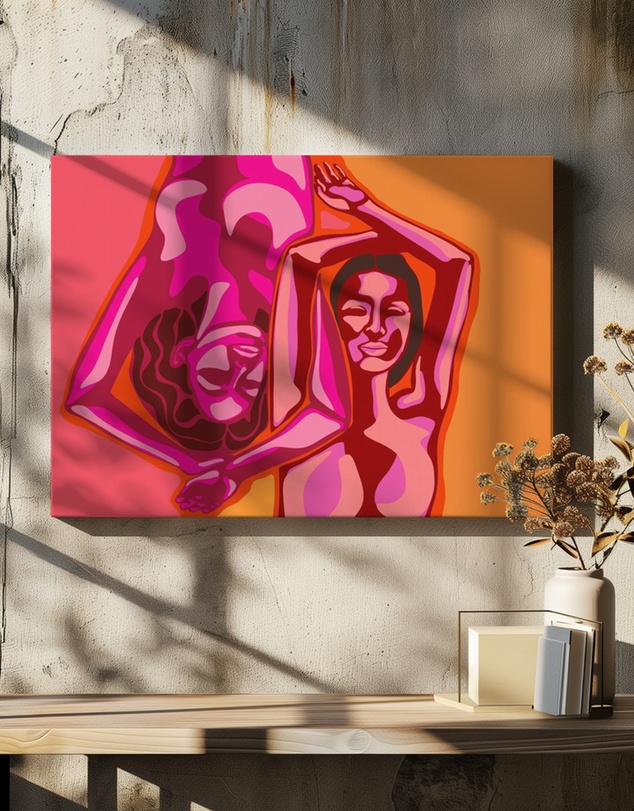 Olive et Oriel - Kh Studio Maria a Karla by Karla Hyman Art Print